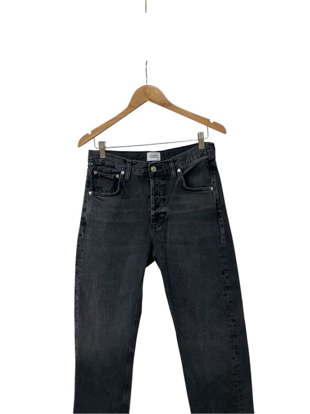 Citizens of Humanity Winslow Boyfriend Vintage Black Jeans 26 - Picture 3 of 8